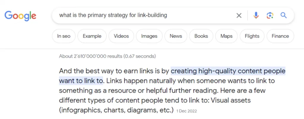 Featured Snippet