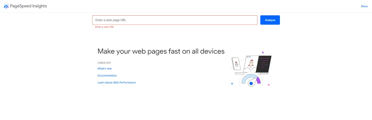 google pagespeed insights