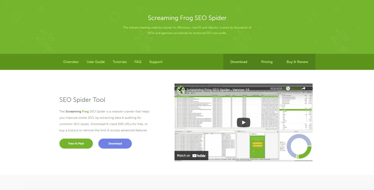 screaming frog seo spider