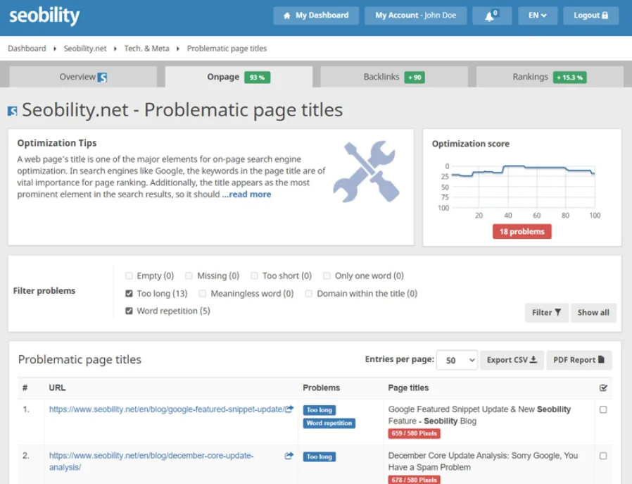 seobility seo software for small businesses